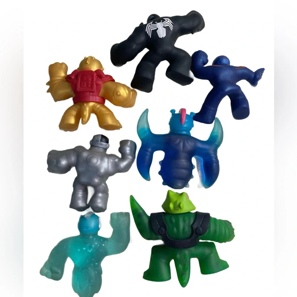 Heroes of Goo Jit Zu Lot of‎ 7 Action Figures Mixed Lot Great Condition